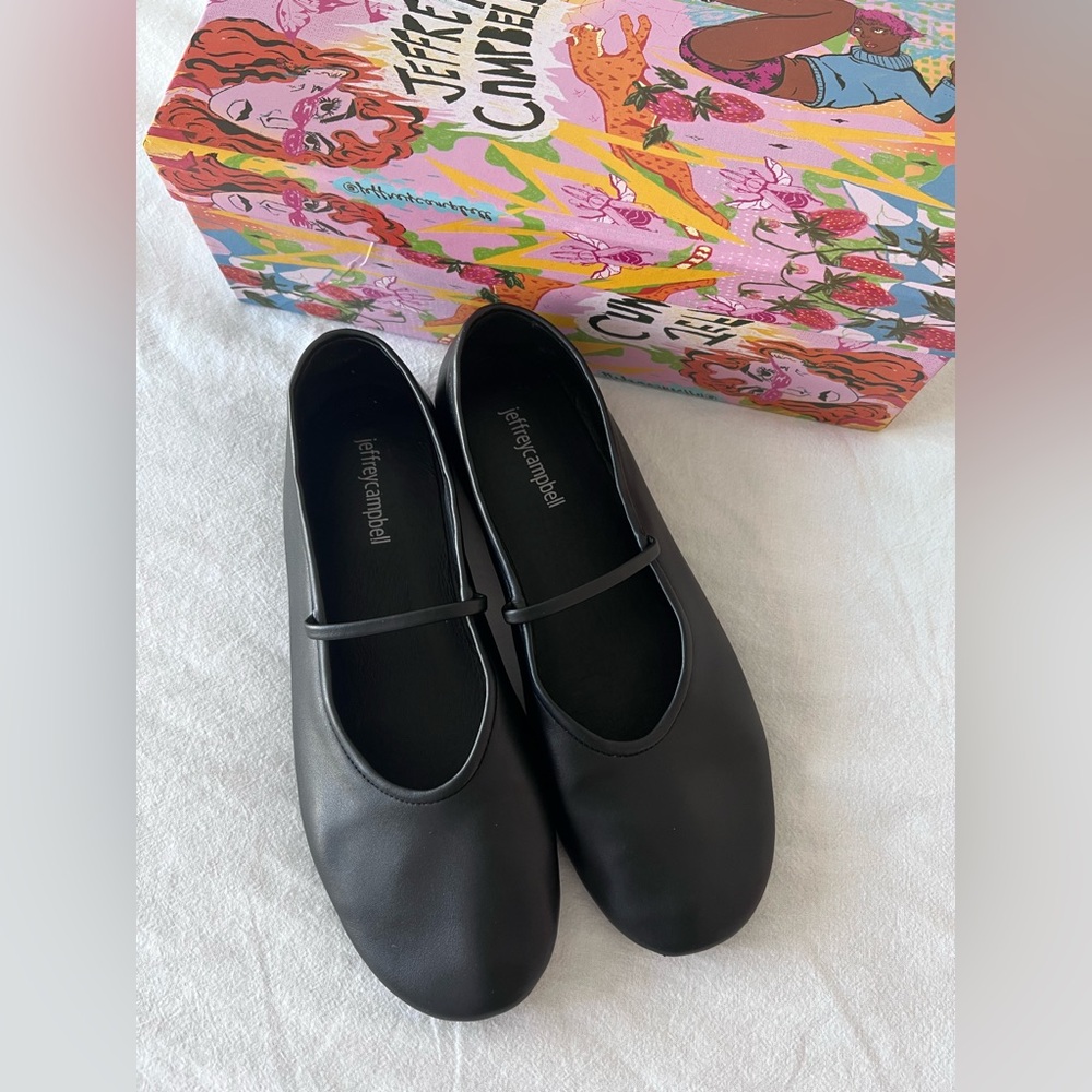 Jeffrey Campbell Black Dacerina Flats